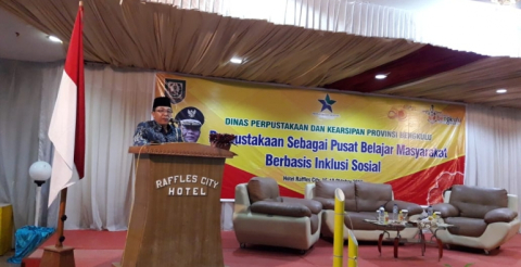 Dinas Perpustakaan dan Kearsipan Provinsi Bengkulu, Gelar Sosialisasi dan Pelatihan Perpustakaan Berbasis Inklusi Sosial