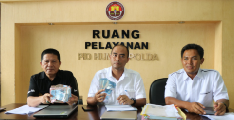 Press Conference Polda Bengkulu terkait OTT di Bengkulu Tengah
