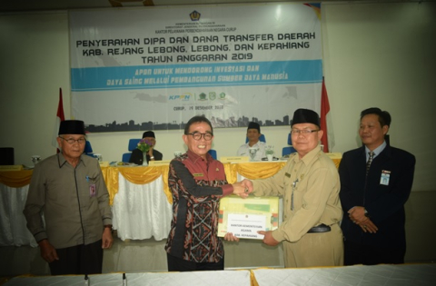 Kepala Kemenag Kabupaten Kepahiang Hadiri Acara Penyerahan DIPA APBN 2019