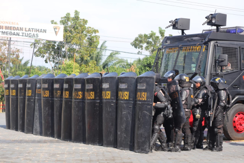 Satuan Brimob Polda Bengkulu