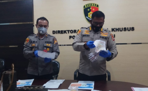 Polda Bengkulu Rilis Hasil Tangkapan