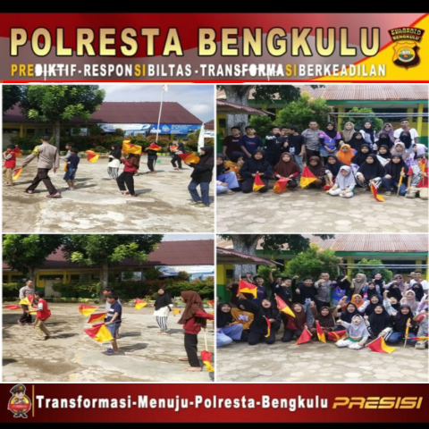 Bhabinkamtibmas Polsek Muara Bangkahulu Lakukan Pembinaan Pramuka dan Persiapan Pentas Seni di SDN 71 Kota Bengkulu 