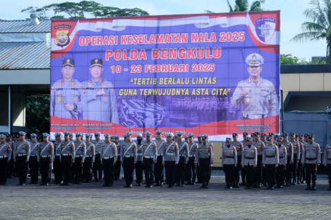 Jelang Bulan Ramadhan 2025, Polda Bengkulu Gelar Operasi Keselamatan Nala untuk Ketertiban Lalu Lintas