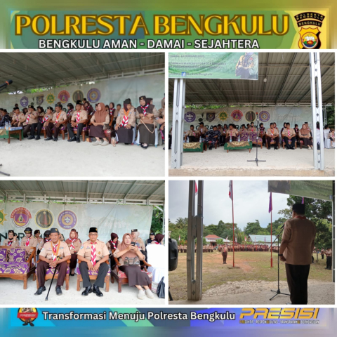 Polresta Bengkulu Hadiri Upacara Hari Baden Powell ke-168 di Kwartir Cabang Kota Bengkulu