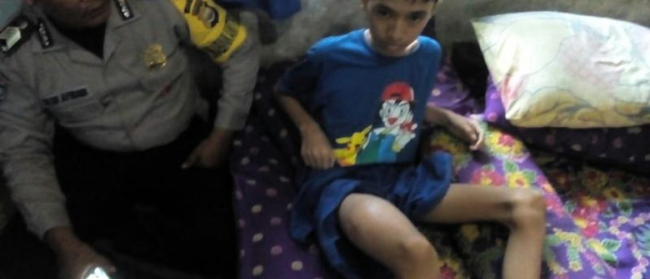 Jordi Dwi Prasetio (15) warga desa Talang Benuang kecamatan Air Periukan kabupaten Seluma