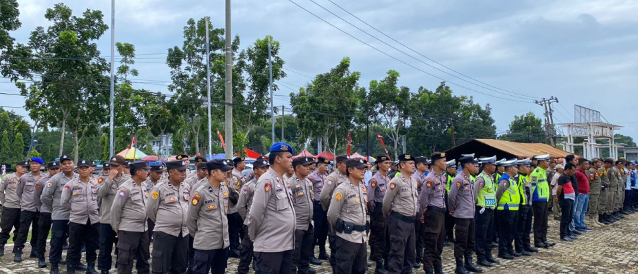 Pengamanan Tabligh Akbar, Polres Mukomuko Kerahkan Puluhan Personel