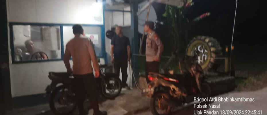 Antisipasi Aksi Tindak Pidana 3C, Polsek Nasal Patroli Tempat Rawan 