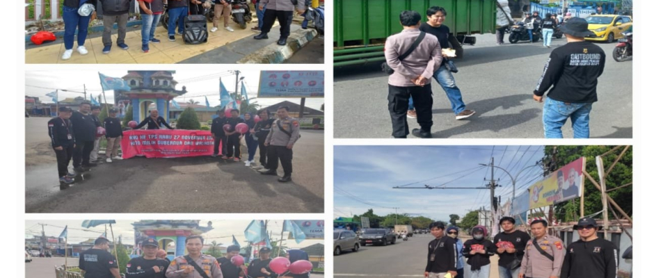 Polsek Ratu Agung Lakukan Pengamanan dan Monitoring Sosialisasi Ajakan Datang ke TPS untuk Pilkada Serentak 2024