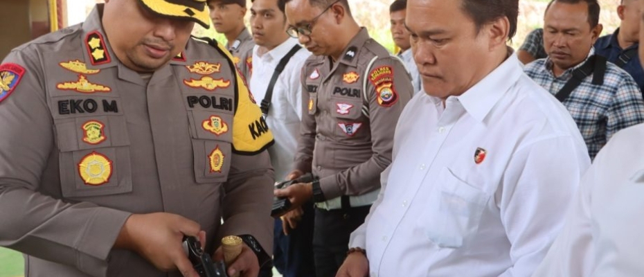 Polres Kepahiang gelar pemeriksaan senjata api untuk cegah penyalahgunaan