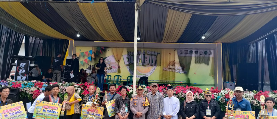 Festival Durian Rejang Lebong 2025 Sukses Digelar, Petani Durian Semakin Diperkenalkan ke Dunia