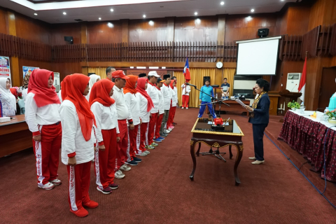 Ketua Umum Pusat Yayasan Jantung Indonesia (YJI) Syahlina Zuhal melantik Asmeri Yosita menjadi ketua YJI Cabang Utama Bengkulu periode 2018-2023