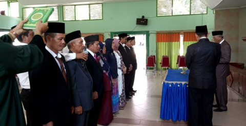 Berikut Nama Pejabat IAIN Bengkulu yang Menerima Pelantikan Jabatan