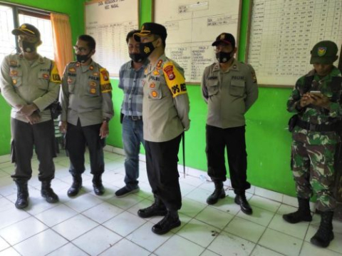 Kapolres Kaur saat memberikan Imbauan