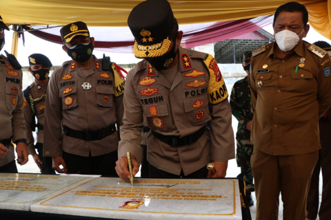 Kapolda Bengkulu, Irjen Pol. Drs Teguh Sarwono, M.Si