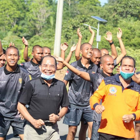 DPRD Benteng Laksanakan Senam Sehat Bersama Denzipur