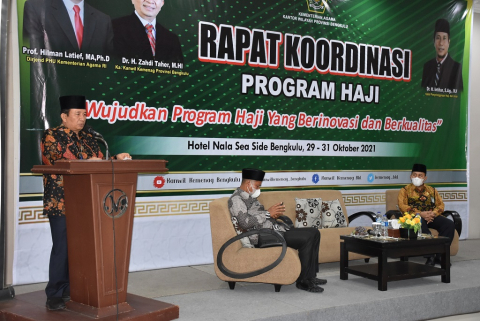 Kakanwil Kemenag Drs H Zahdi Taher M.HI. Foto: Kemenag Bengkulu ShareFacebookTwitterWhatsApp