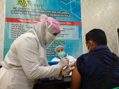 Peaksanaan vaksinasi di Kota Bengkulu jadi yang tertinggi