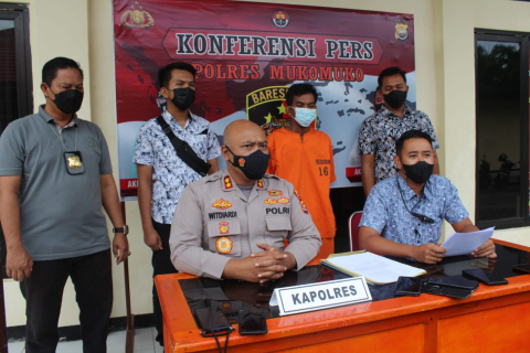 Terduga pelaku diamankan petugas