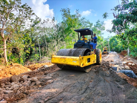 Pelaksanaan TMMD Kodim 0423/BU Sudah Capai 95 persen