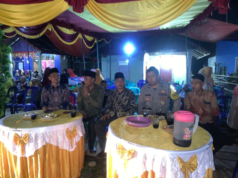 Warga Adakan Acara Hiburan Malam Pesta Pernikahan, Personel Polsek Kaur Utara Sampaikan Imbauan 