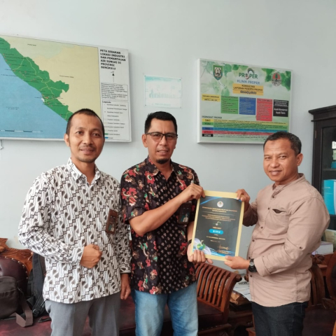 Komitmen Kelola lingkungan, PLN IP UBP Bengkulu Raih 2 PROPER Biru