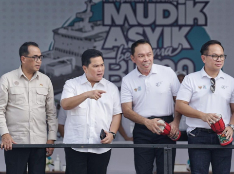 Erick Thohir Berangkatkan Hampir 100 Ribu Peserta Mudik Gratis BUMN