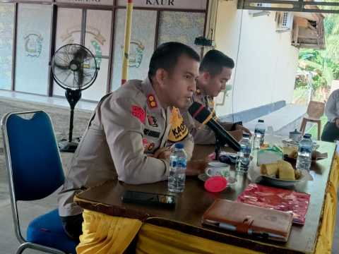 Evaluasi Kinerja Anggota, Kapolres Kaur Pimpin Anev Mingguan