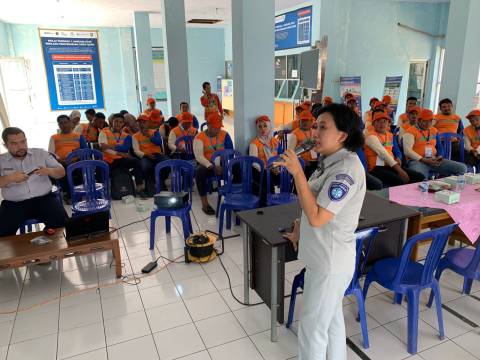 Sosialisasi Tugas dan Fungsi, Jasa Raharja Bengkulu Hadir sebagai Narasumber di ASDP Indonesia Ferry Pulau Baii Bengkulu