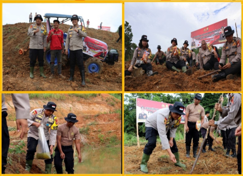 Polres Bengkulu Utara dan Polsek Jajaran Laksanakan Program Ketahanan Pangan untuk Mendukung Asta Cita Presiden