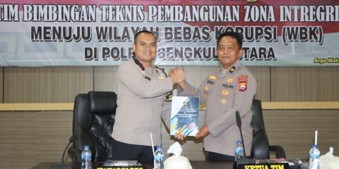 Prioritas Meraih ZI Menuju WBK, Polres Bengkulu Utara Ikuti Bimtek Pembangunan Zona Integritas 