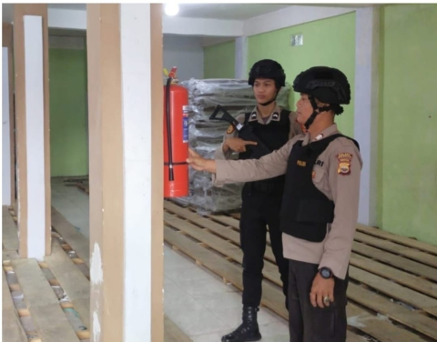 Polres Mukomuko Perketat Patroli dan Pengamanan Gudang Logistik KPU Jelang Pilkada 2024