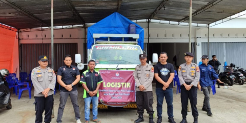 Polres Bengkulu Utara Amankan Distribusi Logistik Pilkada 2024 ke PPK
