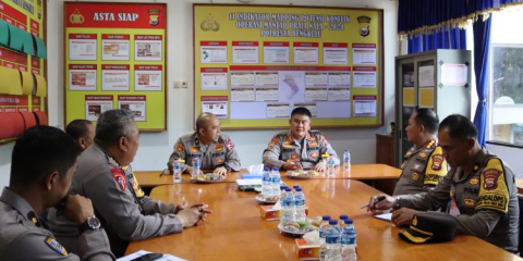 Tim Asistensi Polri Dipimpin Brigjen Pol Aries Syarief Hidayat Pantau Pengamanan TPS di Kota Bengkulu
