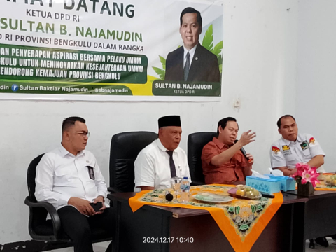 Bertemu Komunitas UMKM Bengkulu, Sultan: Bapak Ibu Adalah Pahlawan Ekonomi Nasional 