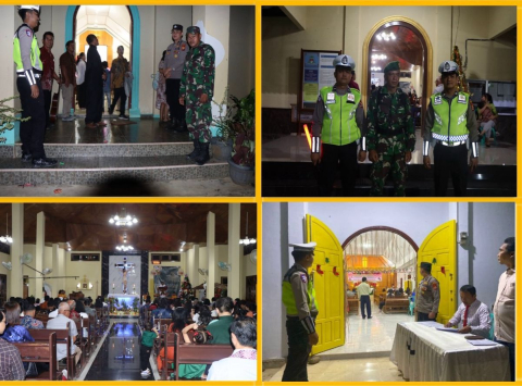 Polres Bengkulu Utara Siap All Out Amankan Ibadah Malam Natal 2024