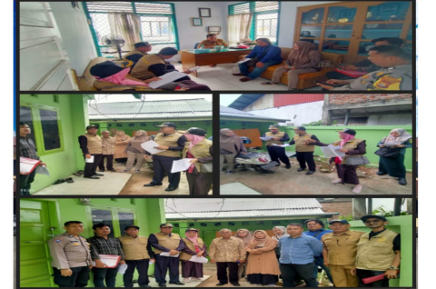 Bhabinkamtibmas Polsek Ratu Agung Kawal Sidang Pemeriksaan Harta Bersama di Kelurahan Sawah Lebar