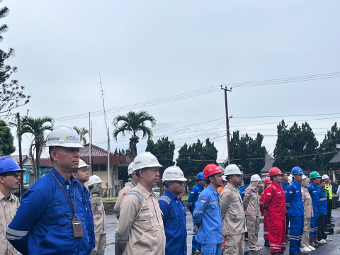 Peserta Apel Bulan K3 Nasional Tahun 2025 PLN Indonesia Power UBP Bengkulu