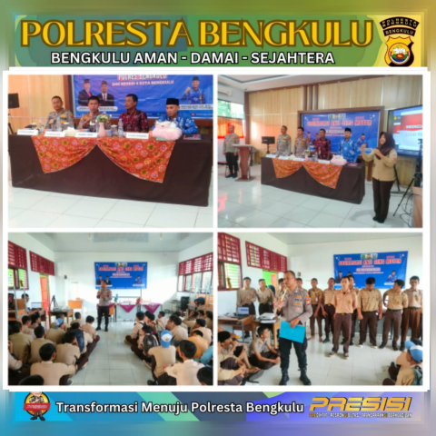 Sat Binmas Polresta Bengkulu Berikan Sosialisasi Kenakalan Remaja di SMKN 04