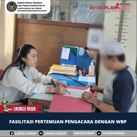 Pastikan Hak Hukum: Lapas Curup Sediakan Akses Pendampingan bagi Tahanan