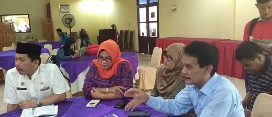 Komisi III DPRD Kota Bengkulu saat sidak Hotel Raffles City
