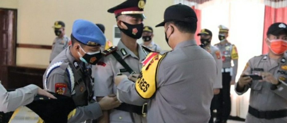 Pelantikan Kapolsek Jayaloka