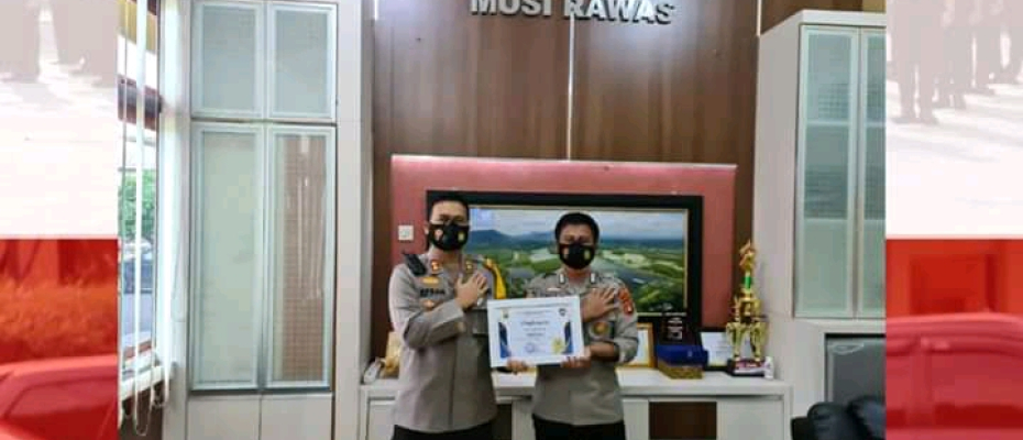 Polres Musi Rawas Terima Penghargaan