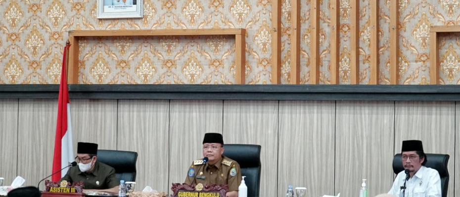 Badan Pemeriksa Keuangan (BPK) RI melakukan Entry Meeting pemeriksaan kinerja tematik secara komprehensif atau gabungan ketiga jenis pemeriksaan di Pemerintah Provinsi Bengkulu tahun anggaran (TA) 2021