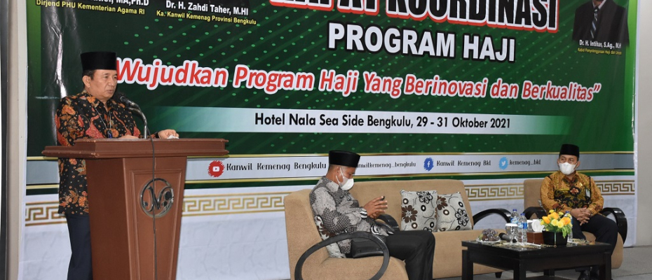 Kakanwil Kemenag Drs H Zahdi Taher M.HI. Foto: Kemenag Bengkulu ShareFacebookTwitterWhatsApp