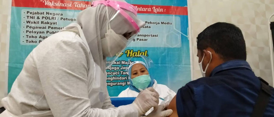 Peaksanaan vaksinasi di Kota Bengkulu jadi yang tertinggi