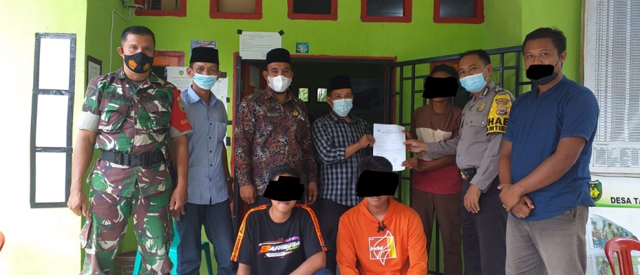 Bhabinkamtibnas Lakukan Mediasi Perdamaian