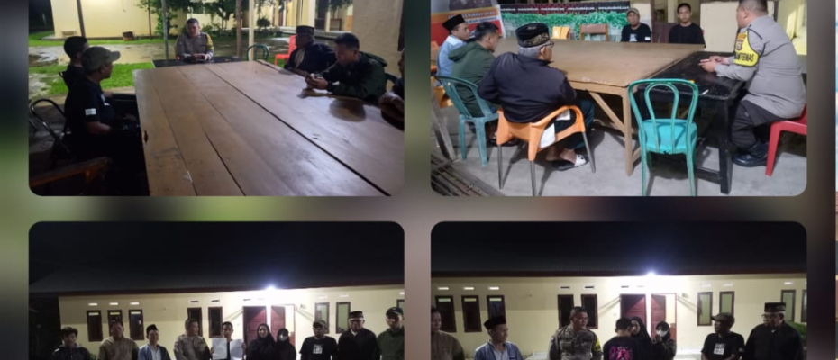 Bhabinkamtibmas Polsek Muara Bangkahulu,  Mediasi Masalah Pencurian Tabung Gas