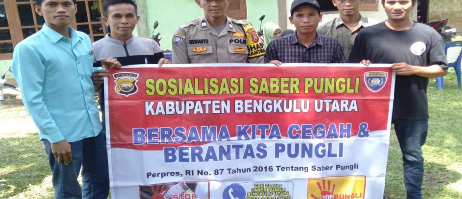 Bhabinkamtibmas Desa Serumbung Ajak Warga Binaanya Cegah Pungli 