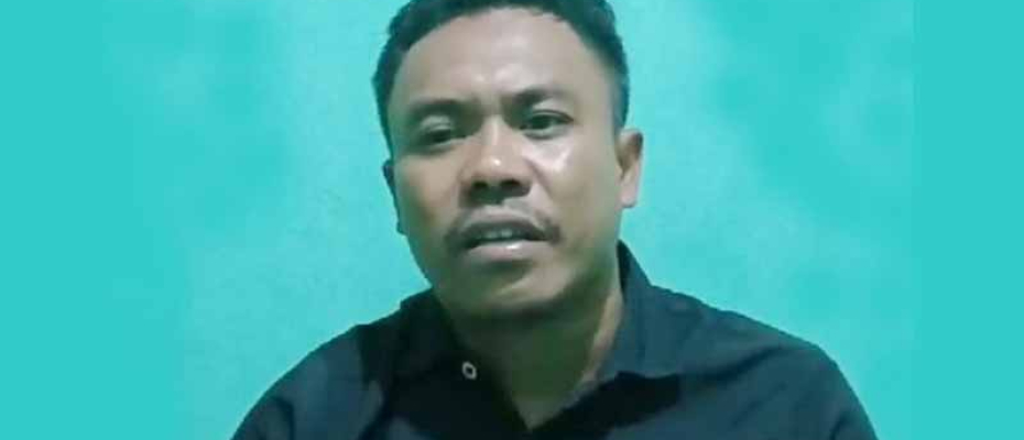 Ali Rumowa, Ketua Umum PP-PMI (Perkumpulan Mahasiswa Indonesia) dalam testimoninya, Kamis (14/03/2024).