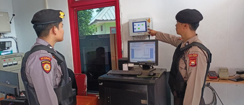 Pastikan Ketersedian BBM Aman, Personel SatSamapta Polres Mukomuko Cek SPBU 